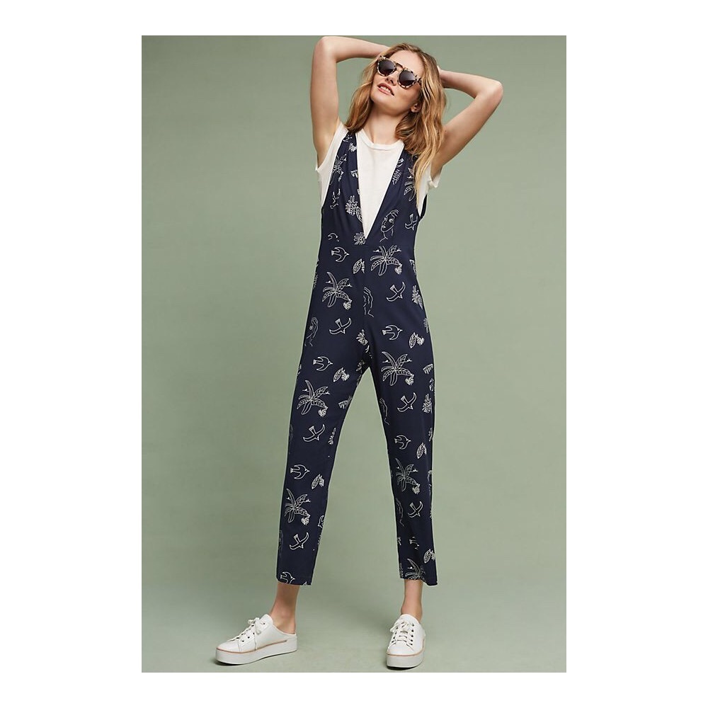 Paloma Wool Navy Jumpsuit Sz M